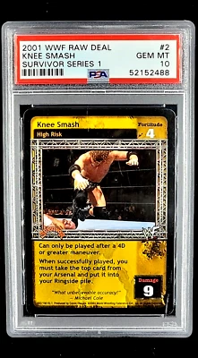 2003 WWF Raw Deal Survivor Series Knee Smash Hunter Hurst Helmsley PSA 10 POP 2 - Image 1 of 4