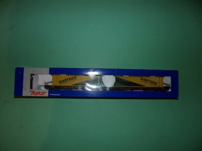 ROCO wagons couplés porte conteneurs GARTNER OBB 47543 (n°1bis) - Photo 1/4