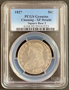 NQC 1827 Busto Cappato 50C Base Quadrata 2 - Pulizia - XF 40 Dettagli - Foto 1 di 2