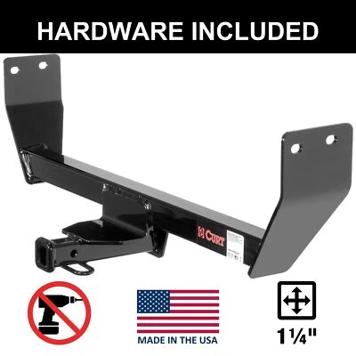 Сцепное устройство для прицепа CURT 2011-2014 Chrysler 200 все классы 1, приемник 1-1/4 дюйма - Изображение 1 из 4