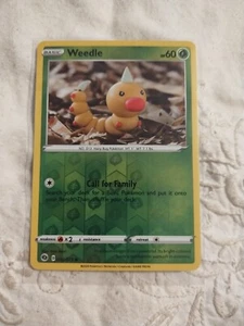 Weedle 002/073 - Champions Path - Common - Reverse Holo - Pokemon - NM+ - Picture 1 of 3