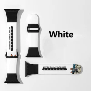 Strap For Apple watch band 44mm 40mm 45mm 41mm 42mm 38MM Silicone luxury watchba - Picture 1 of 16