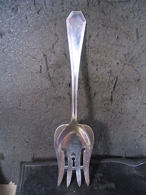 Tenedor para servir ensalada liso Sterling Dominick & Haff Queen Anne 8 3/4" Mono P Foto 1 de 2