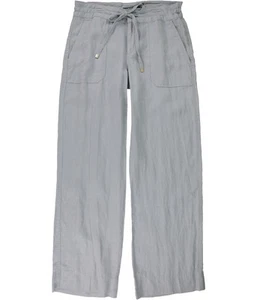 Ralph Lauren Womens Jovonie Casual Wide Leg Pants, Blue, 4 - Picture 1 of 2