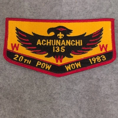 Achunanchi 135 WOW 20th POW 1983 Eagle Scout OA Patch Embroidered Merit Badge - Image 1 of 3