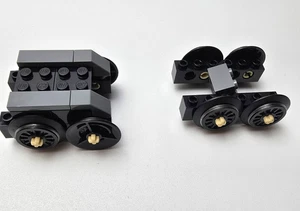 Lego Train Wheels With Rubber Friction Band Assembly Bundle LOT x8 wheels 55423 - Picture 1 of 5