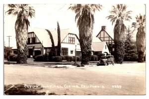 COVINA, CALIFORNIA - HOSPITAL - OLD REAL PHOTO POSTCARD - Picture 1 of 2