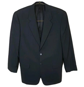 Jhane Barnes X Mark Shale 38 S Sport Mantel Custom Schwarz Strukturiert Wolle Blazer - Bild 1 von 14