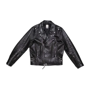 Rare GAP x John Elliott GQ Black Leather Moto Biker Jacket - Men’s Size M - Bild 1 von 8