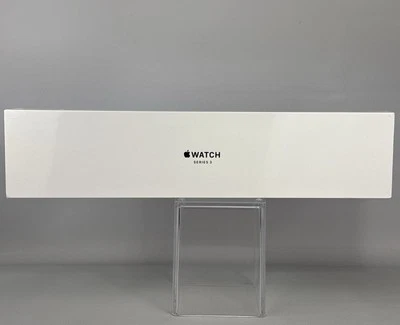 Apple Watch Series 3 42mm - GPS Only Silver Aluminum Case Fog Sport Band SEALED - Image 1 of 4