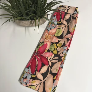 Talbots Damen Größe 16 Rock Mehrfarbig Blumen Braun Koralle Blau Grün GEFÜTTERT - Bild 1 von 24