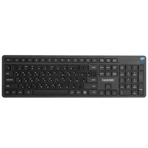 Wireless Keyboard Russian Layout With Pre-Applied Stickers QWERTY Low Profile - Picture 1 of 8