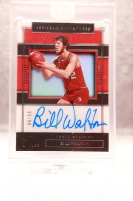 Panini Bill Walton 2019-20 #ft-bwt primer equipo firmas 99/99 ver fotos certificado automático Foto 1 de 4