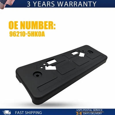 Soporte de matrícula delantero 96210-5HK0A X para Nissan Rogue 2017 2018-2020 nuevo Foto 1 de 4