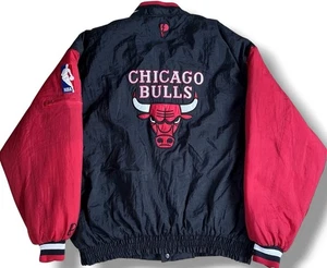 Vintage 90s Chicago Bulls NBA Reversible Pro Player Basketball Jacket Men’s L - Bild 1 von 16