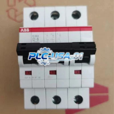S203-D6 1PCS NEW ABB S203D6 3P Miniature Circuit Breaker  Fast shipping - Image 1 of 4