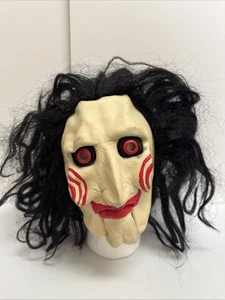 2004 SAW Productions Movie Billy Puppet Jigsaw Latex Halloween Costume Mask - Picture 1 of 5