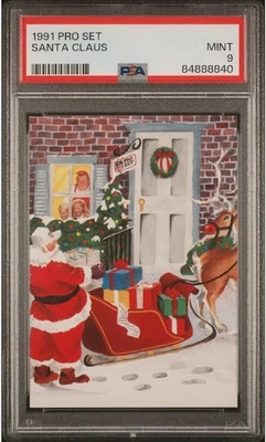 1991 Pro Set Santa Claus PSA 9 MINT - Image 1 of 2