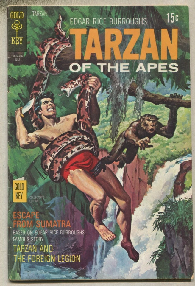 Edgar Rich Burroughs- Tarzan Of The Apes: # 193  VG/FN Gold Key Comics  SA - Image 1 of 2