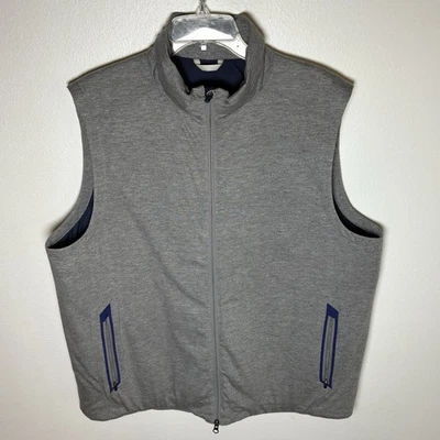 Chaleco Zero Restriction Para Hombre XL Gris Plumón de Ganso Cremallera Completa Rendimiento Golf Foto 1 de 4