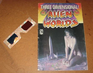 Alien Worlds 3D Band 1 Nr. 1. Juli 1984 jährlich von Pacific Comics veröffentlicht - Bild 1 von 3