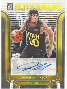 2022 Panini Optic Elite Series Jordan Clarkson Utah Jazz Auto /99 #ESS-JCL - Picture 1 of 24
