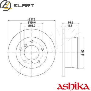 2x BRAKE DISC 61-00-0526 - Picture 1 of 6
