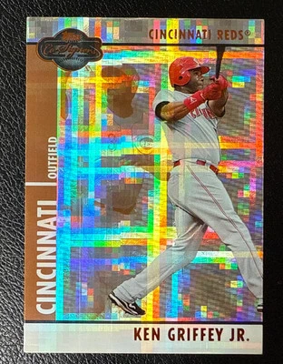 Ken Griffey Jr 2008 Topps Co-signers #36 Hyper Plaid Bronze SP /75 - Image 1 of 4