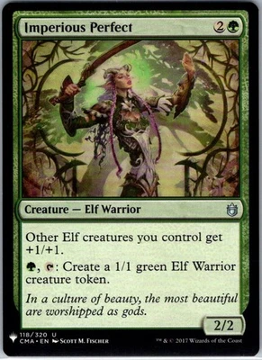 Imperious Perfect (CMA) - 118 - The List Reprints - Magic MTG - NM - B3G1 - Image 1 of 2