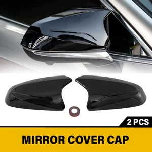 For Lexus NX RX 2015-2024 ABS Gloss Black Rear View Mirror Cover Cap Shell 2PC - Picture 1 of 14