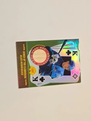 2002 Topps Chrome 5-Card Stud Kings of the Clubhouse Relics #5KAR Alex Rodriguez - Image 1 of 4