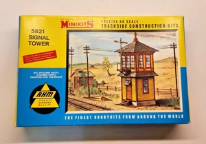 Torre di segnalazione vintage AHM HO 1:87 n.5821 pareti gialle kit non costruito - Foto 1 di 2