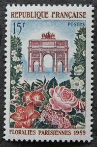 Timbre - FRANCE - Floralies parisiennes - YT1189 - Neuf ** - 1959 - Picture 1 of 1