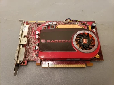 Dell ATI Radeon HD 4670 PCIe x16 Graphics Video Card 512MB 2x DVI -TV-OUT M639J - Image 1 of 3