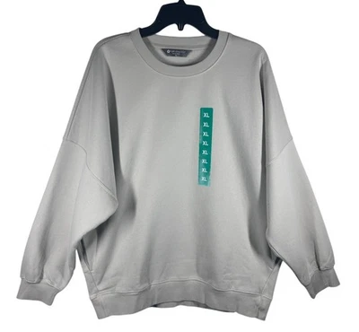 Sudadera Tuff Athletics Cuello Redondo Mujer XL Mate Perla Algodón Mezcla Poliéster Foto 1 de 4