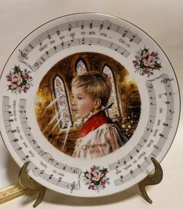 HARK THE HERALD ANGELS SING Royal Doulton Weihnachtslieder 8,25" Teller 1988 Vintage - Bild 1 von 5