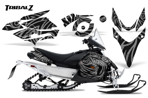 YAMAHA PHAZER RTX GT MTX 07-16 SNØSCOOTER SLED GRAPHICS KIT CREATORX TZS