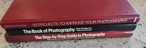 3 Photography Books: Book of Photo. ; Guide to Photo. ;25 Photo Projects; - Picture 1 of 20