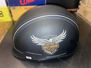 ⬛️ HARLEY DAVIDSON MEDIUM HALF HELMET HD-J03 115TH ANNIVERSARY EDITION - Picture 1 of 8