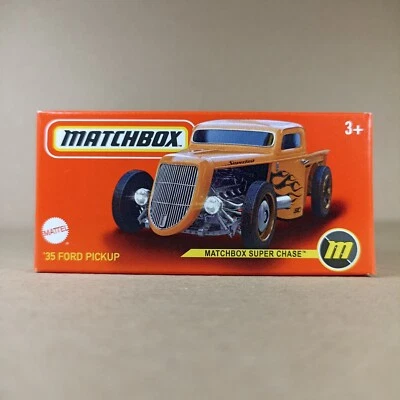 Matchbox 2024 Power Grabs '35 Ford Pickup Super Chase In Sealed Box  Orange  - Image 1 of 2