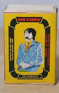Vtg Rare 1st Edition L.A. Mr. Chow Ed Ruscha x David Hockney Matchbox w/ Matches - Picture 1 of 9