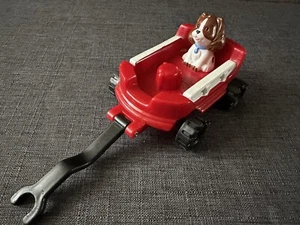 Fisher Price Little People RED WAGON w/ PUPPY DOG & Room for 1 Figure Rare - Picture 1 of 6