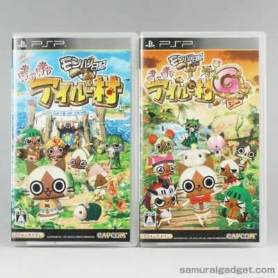 MonHun Nikki Poka Poka Airou Mura G (2Games) PSP Japan Import [Monster Hunter] - Image 1 of 4