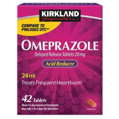 Kirkland Omeprazole 20毫克42片 — 第 1/3 张图片