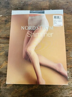 Nordstrom Shimmer Control Pantyhose Size A Black New in Package - Image 1 of 4