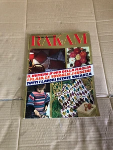 rivista RAKAM Mensile Di Alta Moda e Lavori Femminili ANNI 70 CUCITO AGOSTO 1975 - Picture 1 of 3