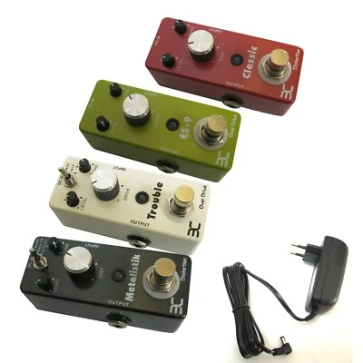 MSA EFFEKTGERÄTE - EFFEKTPEDALE - VERZERRER SOUND - OVERDRIVE - INCL. 9V NETZTEIL