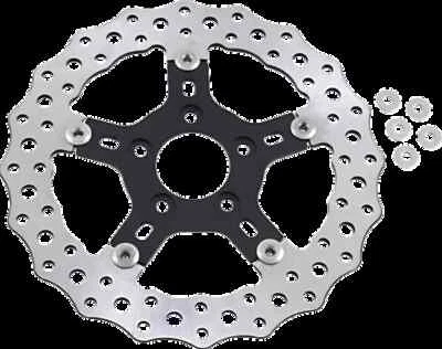 Rotor de freno flotante an Jagged 11,5 pulgadas Fr Rr 5 pernos Road King 02-07 Foto 1 de 4