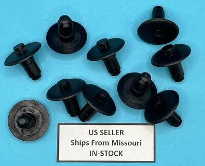 (Bag of 10) Radiator Support Sight Shield Push In Retainers for GM 25695687 Foto 1 de 4