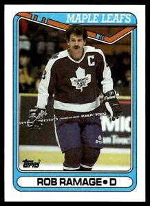 1990-91 Topps Rob Ramage Toronto Maple Leafs #317